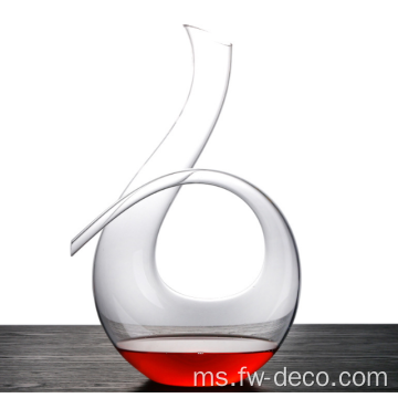 Crystal Swan Wine Decanter Glass Carai